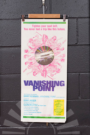 Vanishing Point, original collectable movie poster, Port Macquarie