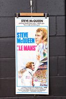 Steve McQueen in "Le Mans", original collectable movie poster, Port Macquarie
