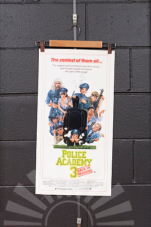 Police Academy 3, original collectable movie poster, Port Macquarie