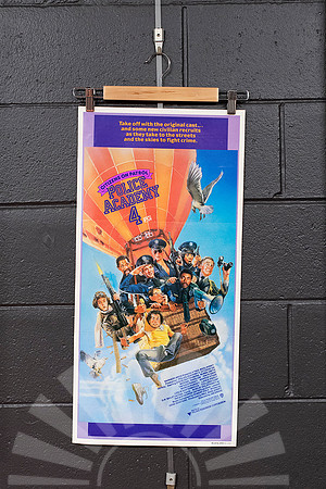 Police Academy 4, original collectable movie poster, Port Macquarie