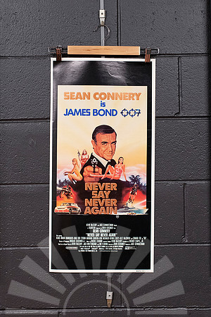 Sean Connery as 007 in Never Say Never Again, original collectable movie poster, Port Macquarie
