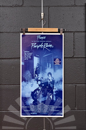 Purple Rain, original collectable movie poster, Port Macquarie