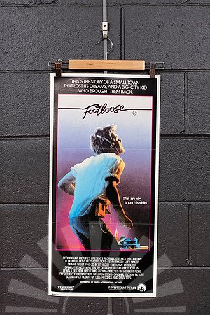 Footloose, original collectable movie poster, Port Macquarie