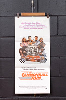 The Cannonball Run, original collectable movie poster, Port Macquarie