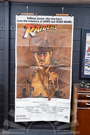 Raiders Of The Lost Ark - Three Sheet, original collectable movie poster, Port Macquarie