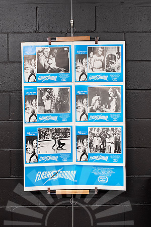 Flash Gordon - lobby sheet, original collectable movie poster, Port Macquarie