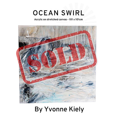 Ocean Swirl by Yvonne Kiely - Art for sale Port Macquarie