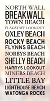 Bus Scroll Wall Art - Black on image  7 - Port Macquarie Coastal Spots