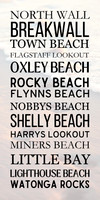 Bus Scroll Wall Art - Black on image  3 - Port Macquarie Coastal Spots