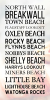 Bus Scroll Wall Art - Black on image 1 - Port Macquarie Coastal Spots