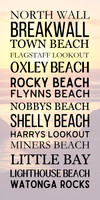 Bus Scroll Wall Art - Black on image 2 - Port Macquarie Coastal Spots
