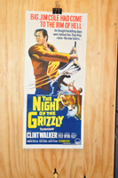 The Night of the Grizzly - Daybill Original Movie Poster