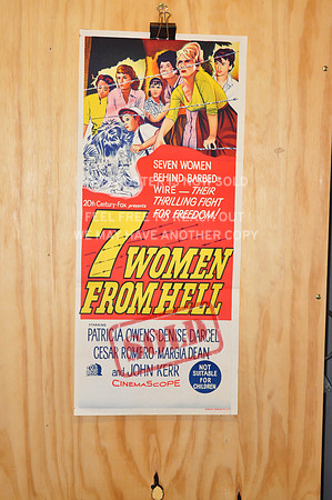 7 women From Hell - Daybill Original Movie Poster