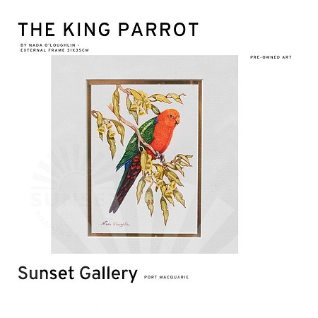The King Parrot by Nada O'Loughlin, art for sale at Sunset Gallery, Port Macquarie