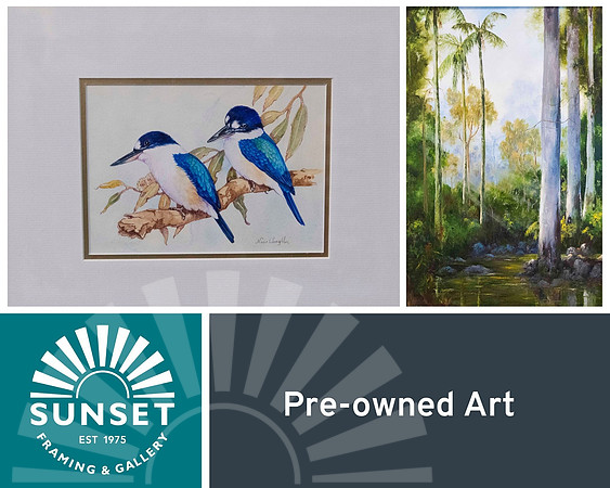 Preloved Art at Sunset Gallery, Port Macquarie