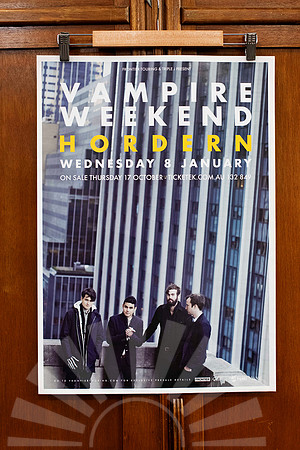 Vampire Weekend - music poster for sale  - Batch 4