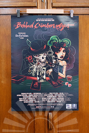 Behind Crimson Eyes - music poster for sale  - Batch 4