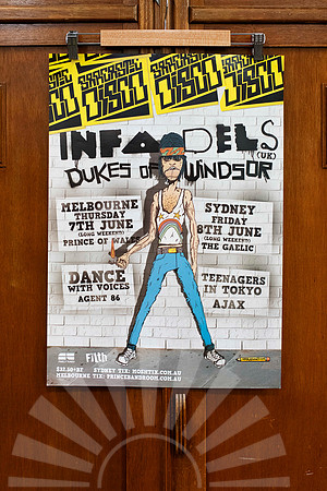 Infadels - music poster for sale  - Batch 4