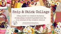 snip and stick - contemporary collage class - port macquarie